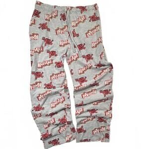 Kool-Aid Guy Pajama Lounge Pants Men's Medium Drawstring Button Fly Logo Pitcher